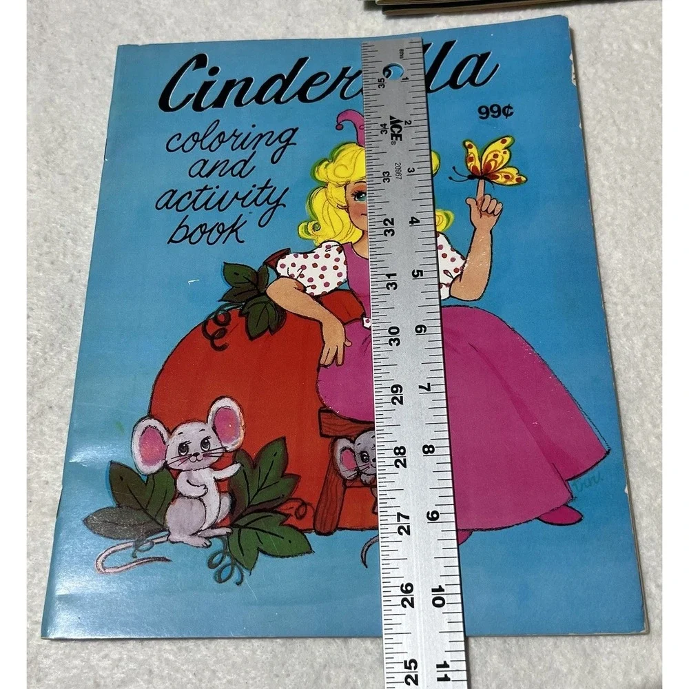 Vtg Landoll 1984, 1986 Nursery Rhyme Coloring Books Set Of 5 Not Used 8.5